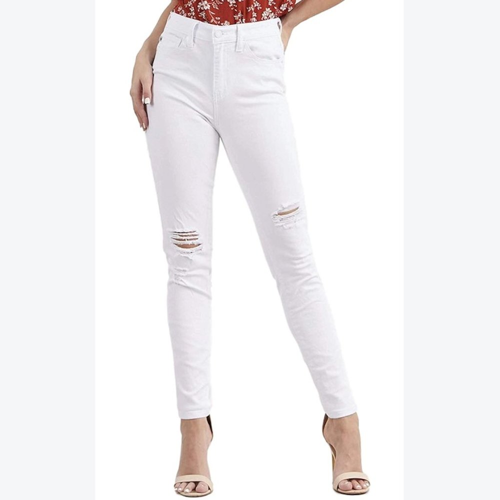 Judy Blue Women's High Rise Distressed Skinnies